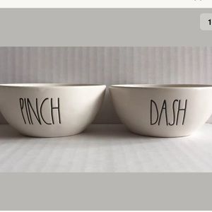 Rae Dunn RARE Pinch and Dash Seasoning Bowls